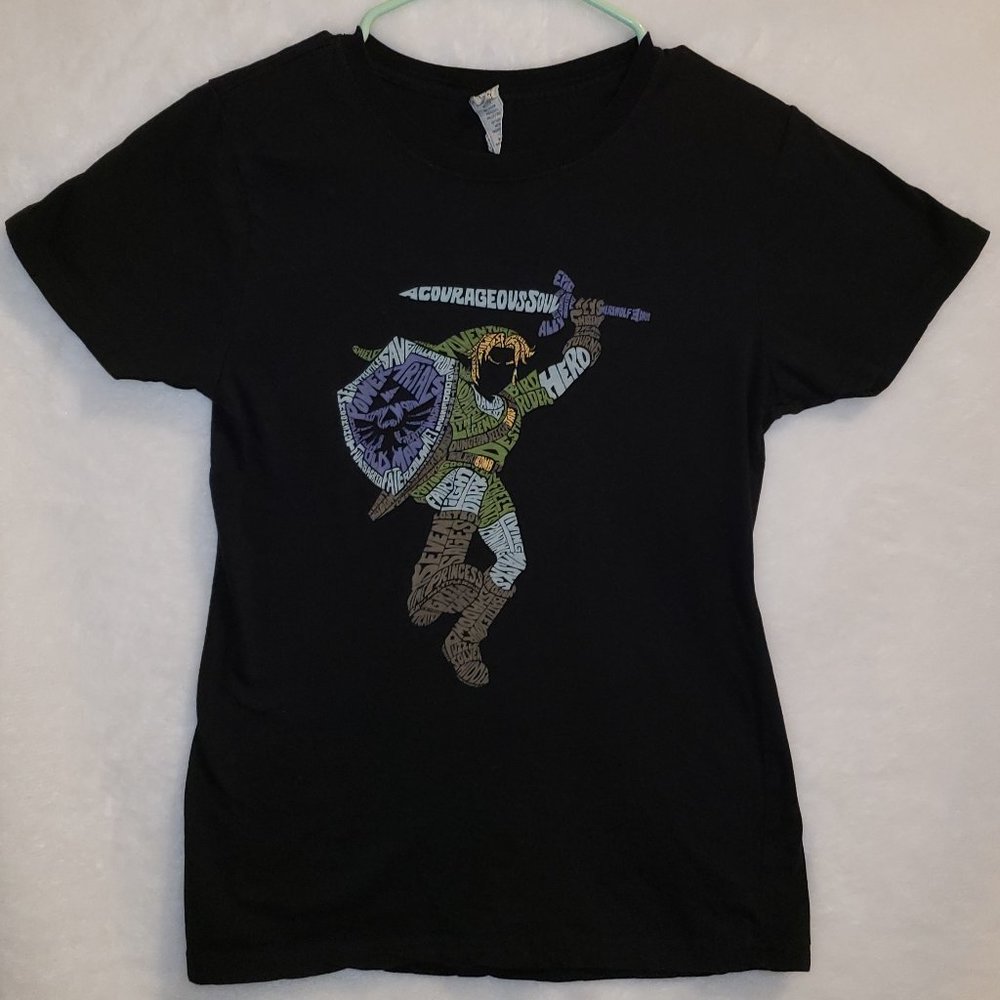 Vintage Zelda Link Typography t-shirt